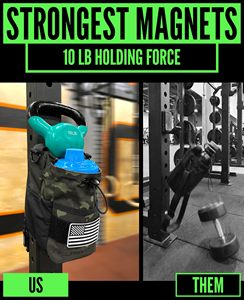 Sac de sport magnétique en néoprène OEM, sac de rangement pour la remise en forme, porte-bouteille et pochette pour téléphone, accessoires pour boissons - Product Image 2