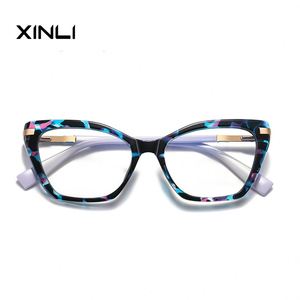 แว่นตา XINLI รุ่น 2104 ทรงแคทอาย กรอบแว่นสายตา TR90 ดีไซน์เนอร์แฟชั่น มีสินค้าพร้อมส่ง ขายส่งกรอบแว่น - Product Image 3