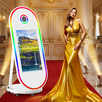 Machine Photobooth Miroir Magique avec Écran Tactile LCD 60-32 Pouces pour Mariages et Événements, Stock USA