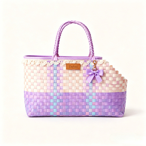 Sac de transport classique Lolita carré de couleur unie pour animaux de compagnie, tissé, doux et portable pour chats et chiens - Product Image 4