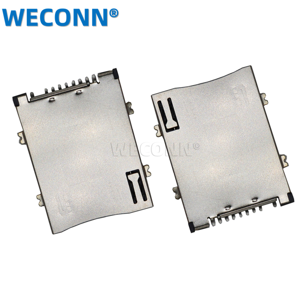 Professional Manufacturer 1.9H PUSH PUSH Standard SIM card connector card socket connector with switch for SMT