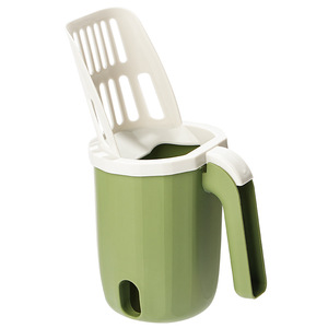 Recogedor de arena para gatos con contenedor de basura integrado, almacenamiento portátil para caja de arena para gatos - Product Image 5