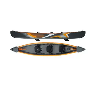 Surfking Tùy Chỉnh Màu 3 Người Drop-Stitch Inflatable Kayak 5.20M Canoe