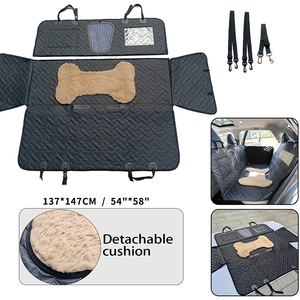 Cubierta impermeable de invierno para asiento de perro de coche, alfombrilla para asiento trasero, hamaca para mascotas, ventana de malla antideslizante duradera - Product Image 6