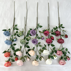 3 cabezas de <span class=keywords><strong>caballo</strong></span> borracho princesa decoración jardín boda dormitorio flores artificiales. - Product Image 6