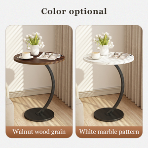 Tùy Chỉnh Mini Thiết Kế Hiện Đại Căn Hộ Bàn Cà Phê Nhỏ Vòng Kim Loại Bên Bảng Cho Phòng Ngủ & Ban Công Có Thể Tháo Rời Sofa Bên Bảng - Product Image 6