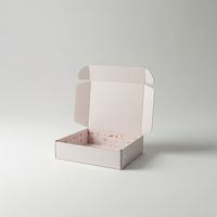   Boîte d'emballage en carton ondulé certifiée pour vêtements et e-commerce, boîtes personnalisées de luxe colorées avec logo