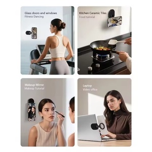 Soporte Magnético 3 en 1 con Base de Succión 360° °   Soporte Giratorio para Teléfono, Plegable, Magnético, para Smartphone, Soporte Flexible para Transmisiones en Vivo - Product Image 4