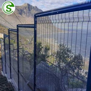 جنوب أفريقيا ، سياج أمني عالي الجودة ، مسحوق مبطن بسياج مضاد لإزالة سياج الأسلاك لطريق المطار - Product Image 5