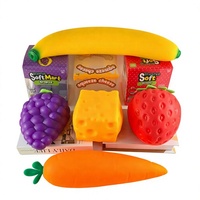 Jouet de décompression alimentaire simulé, grande taille, rebond lent, ultra doux, durable, anti-stress, balles sensorielles pour enfants et adultes