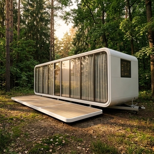 Container Mobile 20FT/40FT Nuovo, Durevole ed Economico per Caffetteria, Ufficio, Giardino, Cabina Modulare Esterna Tipo Apple - Product Image 3