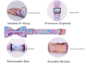 Collar Ajustable para Perro con Corbatín, de Tela de Algodón Suave y Poliéster, con Impresión de Logotipo Personalizado, de Nibao - Product Image 2
