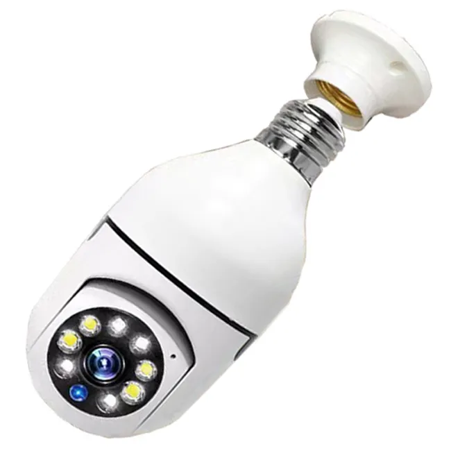 5G Elders Security Surveillance Camera IP OEM Video Human Action Tracking Cloud Storage Two Ways Intercom Alarm LED Bulb Camera