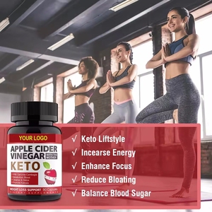 Oem Private Label Non-Gmo Keto Capsule Natuurlijke Supplement Appelazijn <span class=keywords><strong>Capsules</strong></span> - Product Image 4