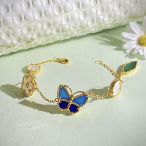 Ensemble <span class=keywords><strong>de</strong></span> <span class=keywords><strong>bijoux</strong></span> inspiré des créateurs, tout neuf, trèfle à quatre feuilles, collier, bracelet, boucles d'oreilles, <span class=keywords><strong>bijoux</strong></span> pour femmes - Product Image 4