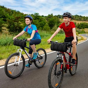 Bolsa de tubo de marco frontal para bicicleta, bolsa de bicicleta de gran capacidad, bolsa de viaje al aire libre para ciclismo, bolsa impermeable para manillar de bicicleta de carretera - Product Image 5