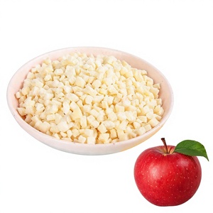 Dés de pomme lyophilisés Halal FD sans sucre ajouté, emballage personnalisé, garniture pour céréales, végétalien, sain, en vrac - Product Image 1