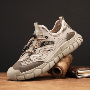 Chaussures décontractées respirantes en maille grande taille pour sports de plein air et randonnée – Idéales pour la marche et le style - Product Image 3