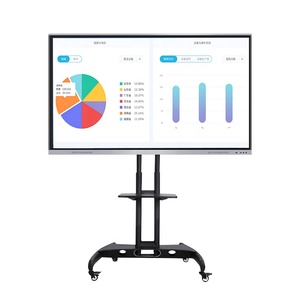 Интерактивный цифровой интеллектуальный киоск Android Tablet LCD 4K, 65-дюймовая мультимедийная смарт-доска с сенсорным экраном - Product Image 1