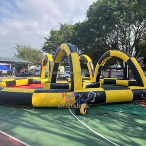 Chất lượng cao Inflatable-Race-Track Inflatable Bumper xe <span class=keywords><strong>Arena</strong></span> cho trẻ em ngoài trời trò chơi - Product Image 3