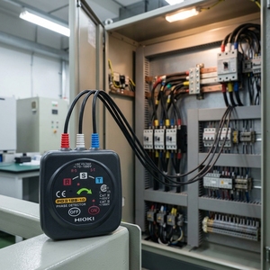 Détecteur de phase HIOKI PD3129-10, testeur de tension triphasé, indicateur de séquence de phase LED, alimenté par batterie - Product Image 3
