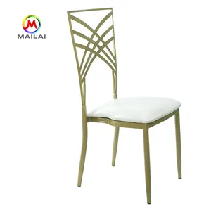 Wholesale Rental Tiffany Banquet Chiavari Chairs Stackable Chameleon Dining Upholstered Chair For Hotel Event Party Decoration W