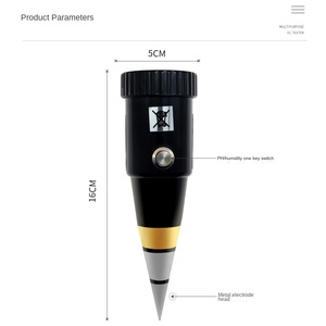 PH-mètre d'humidité du sol Analyseur d'humidité 2 en 1 Testeur d'acidité Détecteur de sonde en métal Moniteur pour outil de mesure de jardin de plantation - Product Image 6