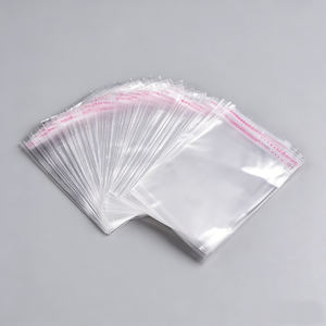 Sacs en polypropylène transparents autocollants pour emballage, épais, pour cadeaux, jouets, bijoux, présentation en <span class=keywords><strong>magasin</strong></span>, sacs en plastique OPP transparents - Product Image 4