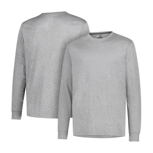 Wholesale <b>Men's</b> Long Sleeve Running T-<b>Shirt</b> Quick Dry Polyester/Cotton High Quality Regular Fit Blank Front Sublimation Printed - Product Image 1