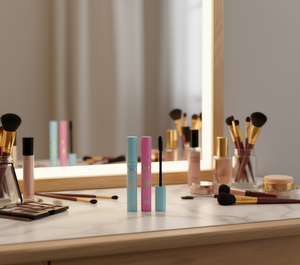 Saniye Mascara M1072 Fórmula de fibra líquida para maquillaje de ojos y pestañas - Product Image 2