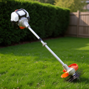 Cortasetos a gasolina 3 en 1 de 2 tiempos y 36cc con desmalezador y bordeador para uso doméstico en jardín, longitud de cuchilla de 24 pulgadas - Product Image 2