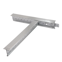 Barre en T blanche galvanisée pour plafond suspendu, surface plane, pour dalles de plafond et grille de plafond - Construction et bâtiment