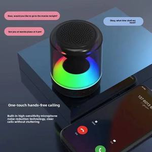 Altavoz <span class=keywords><strong>Subwoofer</strong></span> LED RGB Pequeño YD-88/YD-66 - Sonido Potente, Altavoces Dobles Portátiles, Compatible con Tarjeta de Memoria, para Fitness - Product Image 2