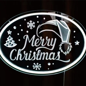 All'ingrosso Custom LED Neon USB <span class=keywords><strong>buon</strong></span> segno di natale consegna veloce per l'ufficio casa negozio al dettaglio arredamento interno No MOQ - Product Image 2