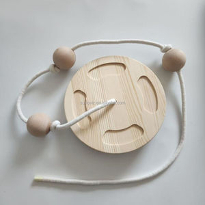 Sunoviz YM-28 儿童30厘米松木秋千座椅2.4厘米厚实木秋千板天然硬木悬挂式秋千椅 - Product Image 5