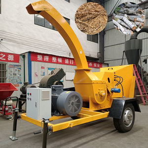 Trituradora de Madera Multifuncional, Equipo de Trituración de Residuos de Aserrín, Alimentación Forzada, Trituración Uniforme, Bajo Nivel de Ruido - Product Image 4