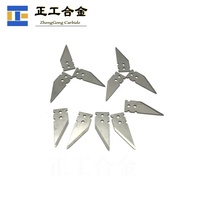 Lames de couteau de coupe pour presse à balles carrées frittées personnalisées durables de haute précision Lame industrielle de forme irrégulière