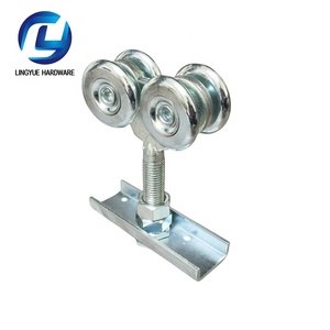 C30 Riel de elevación Rueda de elevación Rodillo de puerta de pista de invernadero Juego completo de elevación de acero inoxidable Puerta corredera industrial - Product Image 6