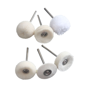 Juego de 10 Ruedas de Pulido para Joyería, con Vástago de 2.35mm, de Fieltro de Lana y Algodón, para Herramienta Rotatoria - Product Image 1