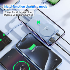Chargeur portable magnétique sans fil 8000mAh avec support et entrée/sortie USB C Charge rapide <span class=keywords><strong>Powerbank</strong></span> essentielle de voyage - Product Image 2