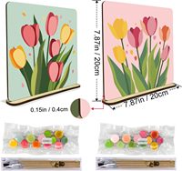 Kit de peinture par numéros personnalisé pour adultes - Ensemble de peinture par numéros DIY avec design personnalisé, kit de décoration d'intérieur complet