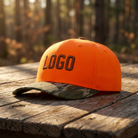 Topi Baseball Terstruktur Richardson 880 Dua Warna dengan Bordir Logo Custom, Model Camo, Brim Lengkung, untuk Berburu