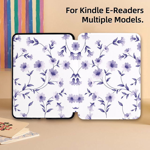 Wholesale Custom PU Leather Case for Kindle Paperwhite 11th 6.8 Inch 2021 with Handle Strap Hot Selling Cover