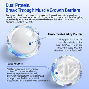 Suplementos de Proteína de Suero de Leche Aislada para Aumento de Masa Muscular, Nutrición Deportiva OEM/ODM, en Polvo, a Granel, para Uso en Gimnasio, para Adultos - Product Image 5