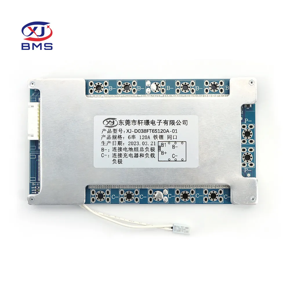 XJ BMS lifepo4 13s 15s 16s 12v 24v 100a 150a การจัดเก็บพลังงาน bms 48v 200ah bms บอร์ด pcb