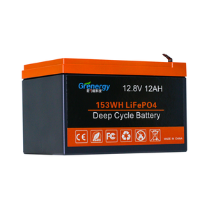 ชุดพลังงานระบบพลังงานแสงอาทิตย์แบตเตอรี่ LiFePO4 12AH 12V แบบชาร์จไฟได้รีไซเคิลพร้อม USB และ BMS - Product Image 3