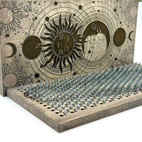 Sadhu Board Yoga Accessoires À La Main Ongles Conseil En Bois Sadhu Conseil Personnalisé Méditation Cadeaux