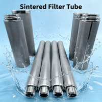Filtro de Malla Metálica Sinterizada SS316L, Elemento Filtrante Sinterizado de 2, 5, 10, 20 Micras para Filtro Industrial de Alta Precisión