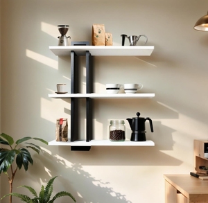 Estantes Flotantes de Madera de Pino de 3 Niveles para Decoración del Hogar, Exhibición de Fotos en Pared, Almacenamiento de Plantas y Artículos Diversos para Sala de Estar - Product Image 6