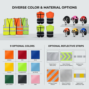 Chaqueta de Seguridad Reflectante con Logotipo Personalizado, Chaleco de Seguridad de Malla de Alta Visibilidad para Trabajo, Ingeniería, Construcción Industrial - Product Image 5